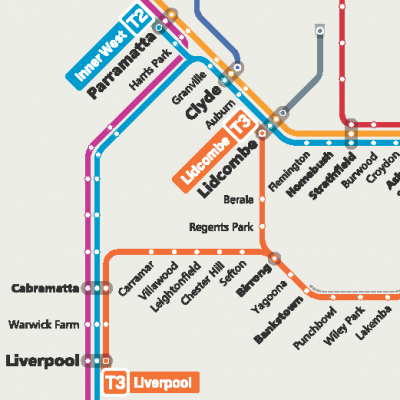2019 Inner West Line, Bankstown Line and future Sydenham - Bankstown Metro