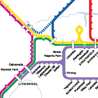 Before 2013 Inner West Line & Bankstown Line